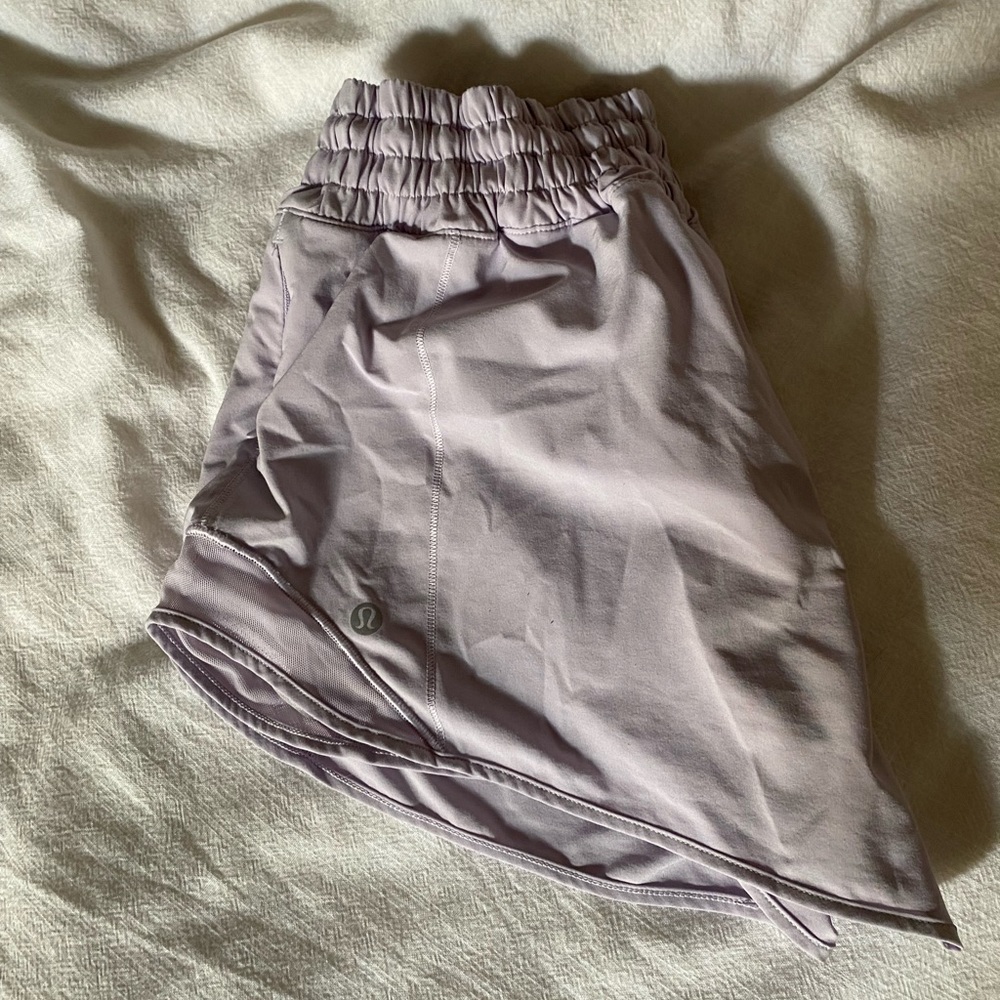 Lavender high rise hotty hot shorts